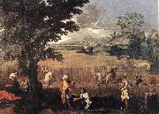 Nicolas Poussin Summer(Ruth and Boaz) china oil painting reproduction